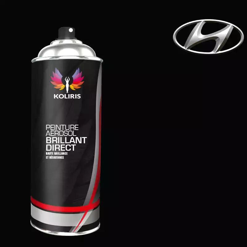 Bombe de peinture voiture 1K brillant Hyundai 400ml