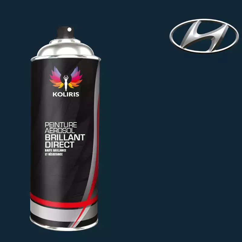 Bombe de peinture voiture 1K brillant Hyundai 400ml