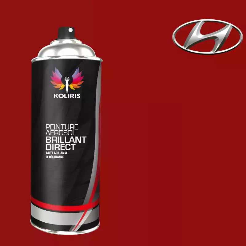 Bombe de peinture voiture 1K brillant Hyundai 400ml