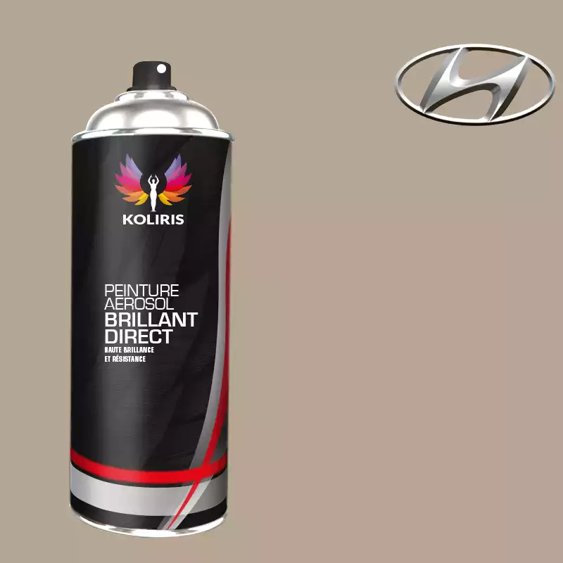 Bombe de peinture voiture 1K brillant Hyundai 400ml