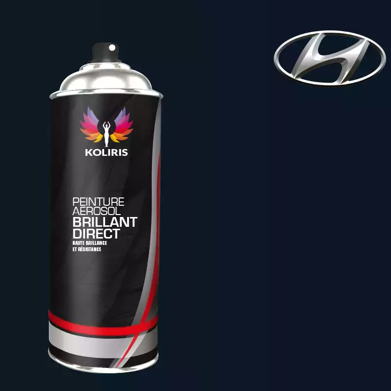 Bombe de peinture voiture 1K brillant Hyundai 400ml