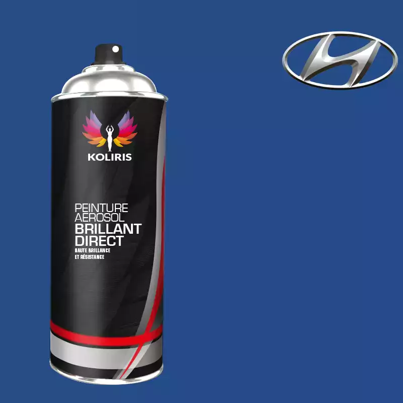 Bombe de peinture voiture 1K brillant Hyundai 400ml