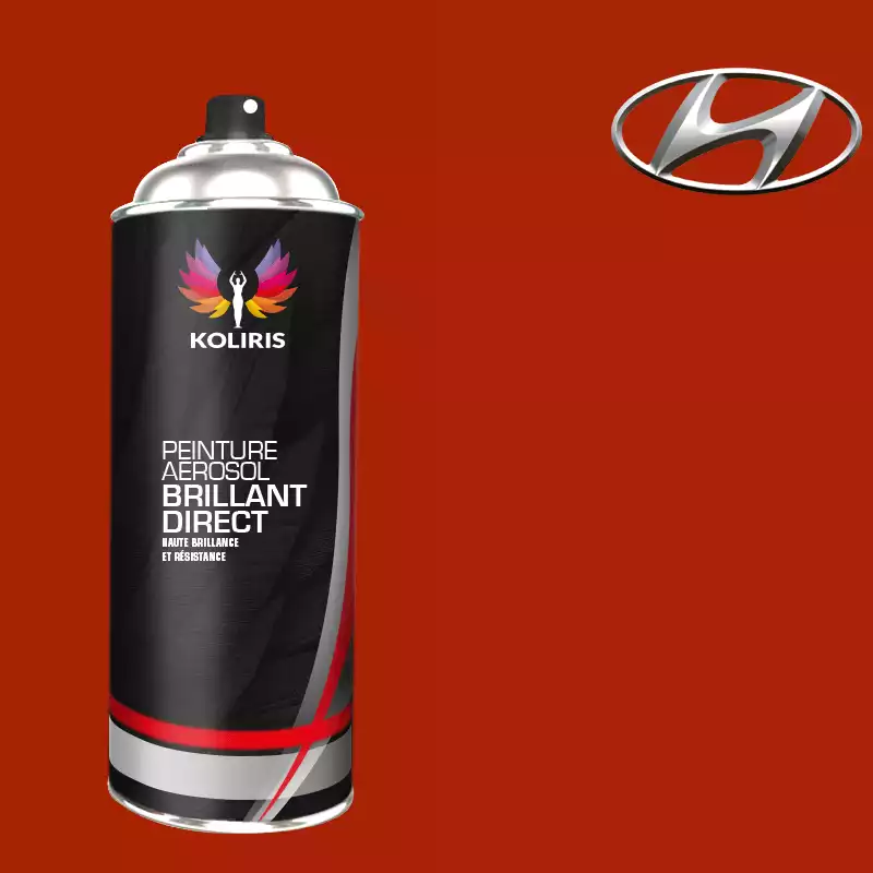 Bombe de peinture voiture 1K brillant Hyundai 400ml