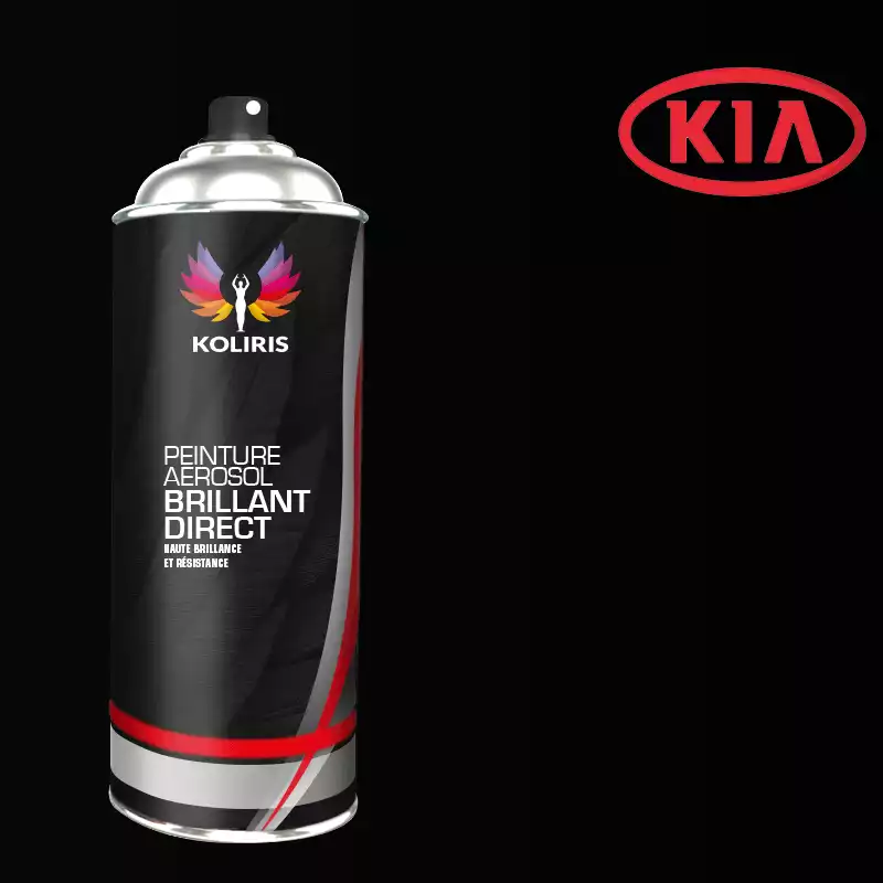 Bombe de peinture voiture 1K brillant Kia 400ml