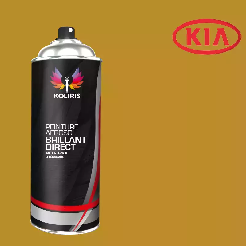 Bombe de peinture voiture 1K brillant Kia 400ml