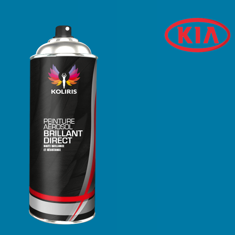 Bombe de peinture voiture 1K brillant Kia 400ml