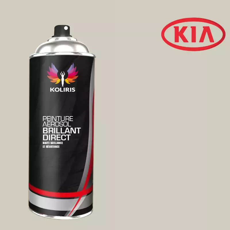 Bombe de peinture voiture 1K brillant Kia 400ml