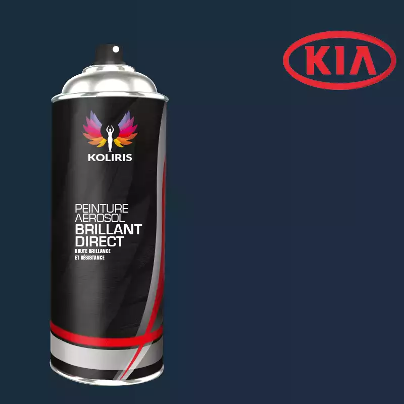 Bombe de peinture voiture 1K brillant Kia 400ml