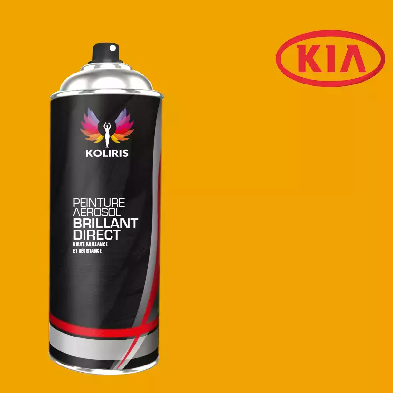 Bombe de peinture voiture 1K brillant Kia 400ml