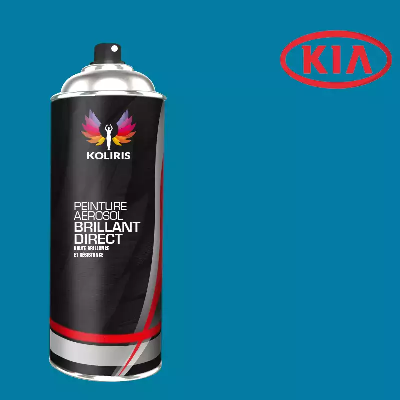 Bombe de peinture voiture 1K brillant Kia 400ml