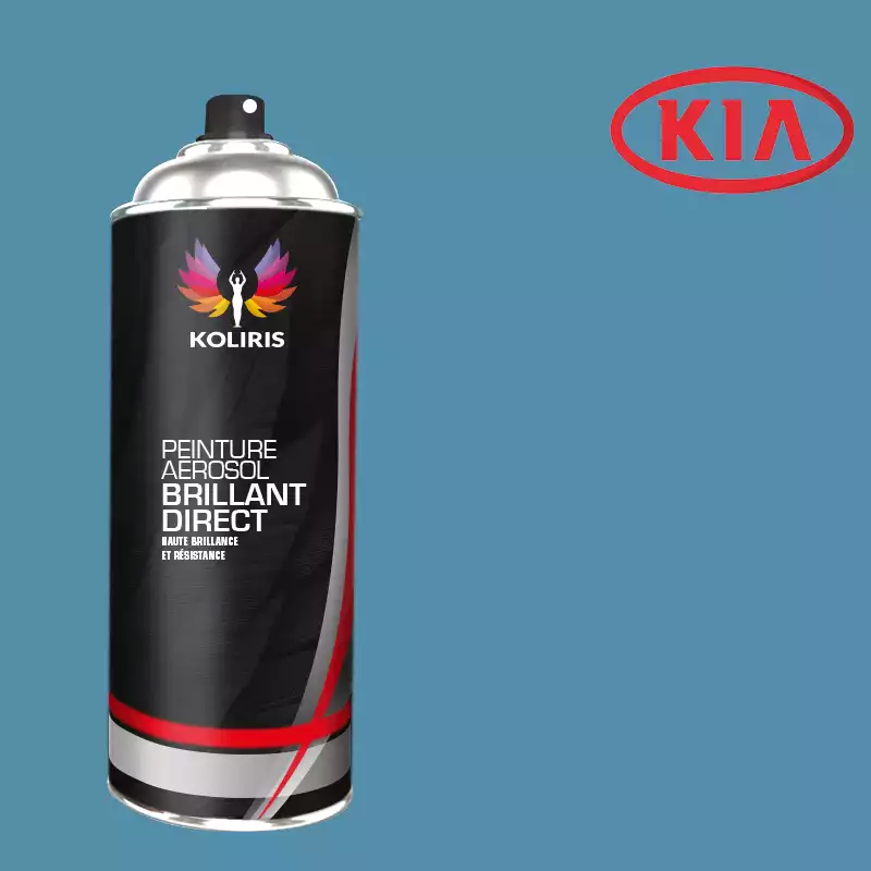 Bombe de peinture voiture 1K brillant Kia 400ml