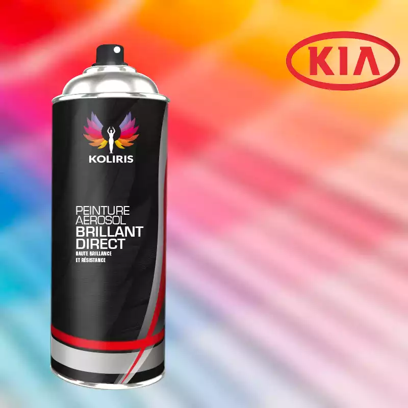 Bombe de peinture voiture 1K brillant Kia 400ml