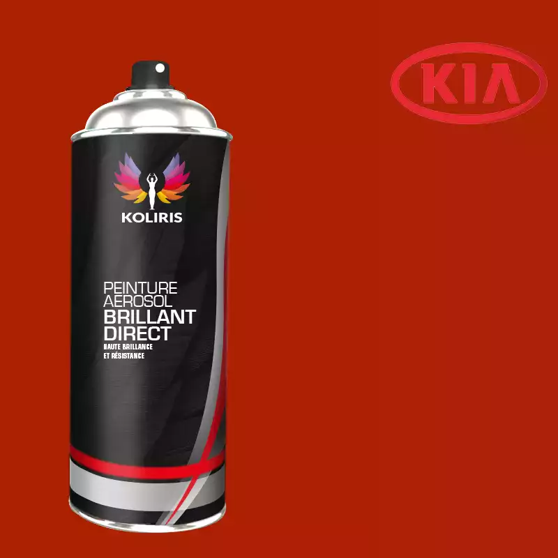 Bombe de peinture voiture 1K brillant Kia 400ml