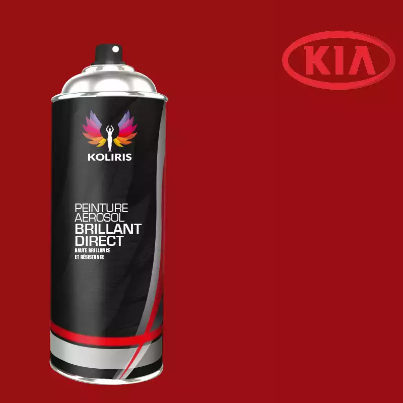 Bombe de peinture voiture 1K brillant Kia 400ml