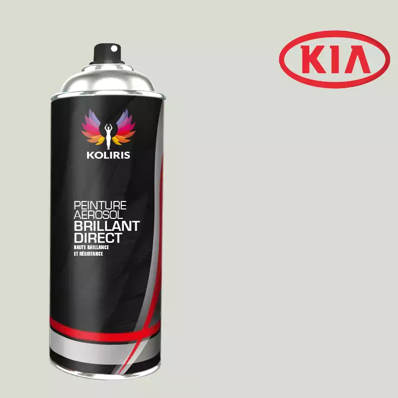 Bombe de peinture voiture 1K brillant Kia 400ml