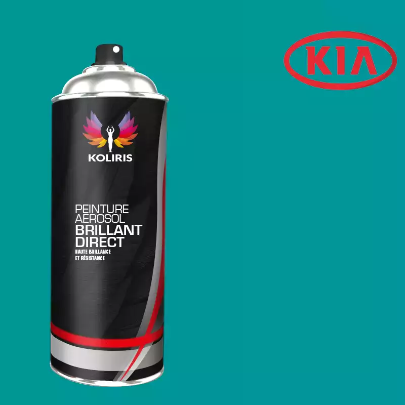 Bombe de peinture voiture 1K brillant Kia 400ml