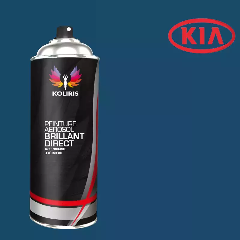 Bombe de peinture voiture 1K brillant Kia 400ml