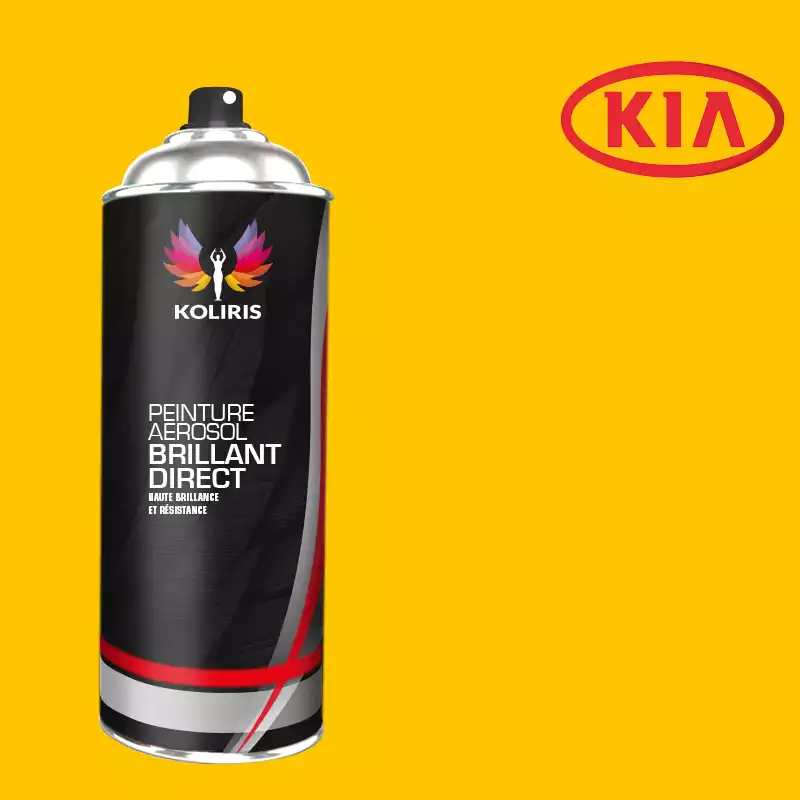 Bombe de peinture voiture 1K brillant Kia 400ml