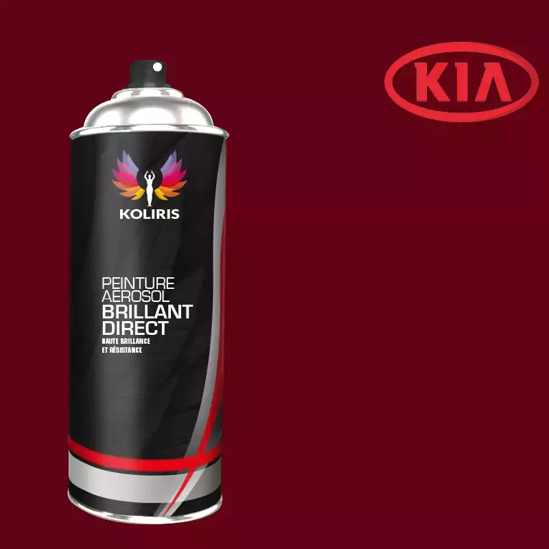 Bombe de peinture voiture 1K brillant Kia 400ml