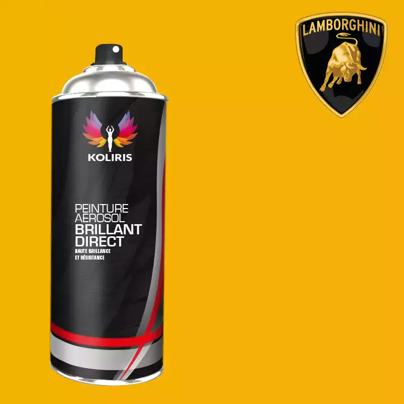 Bombe de peinture voiture 1K brillant Lamborghini 400ml