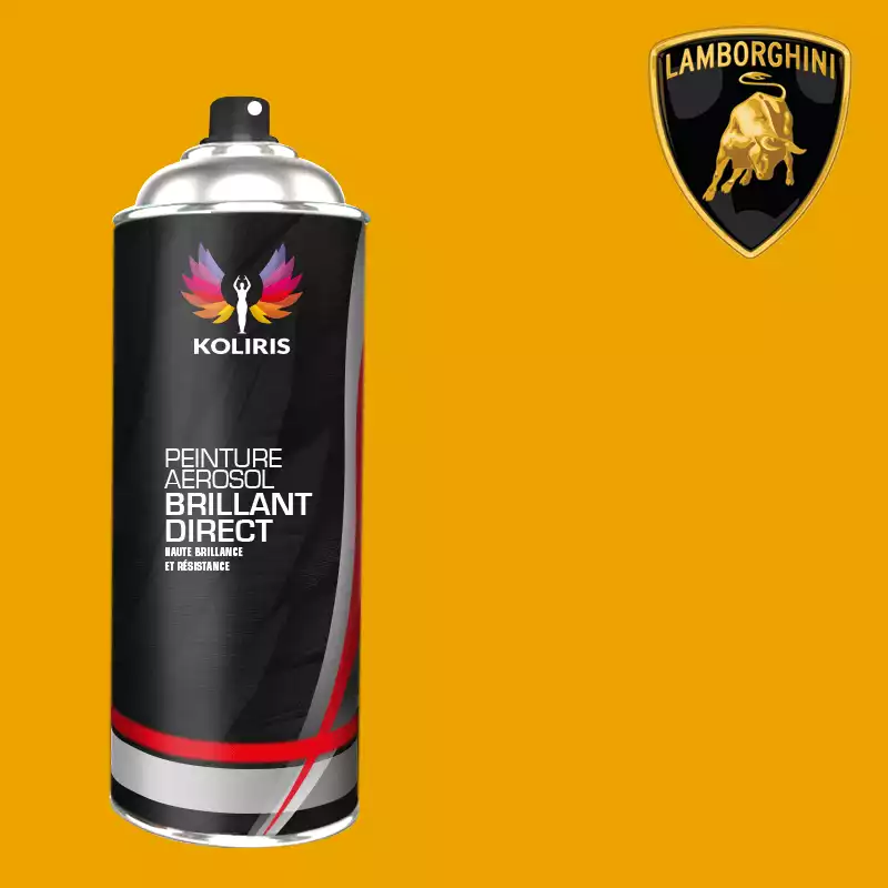 Bombe de peinture voiture 1K brillant Lamborghini 400ml