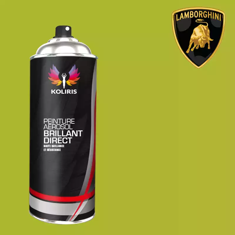 Bombe de peinture voiture 1K brillant Lamborghini 400ml