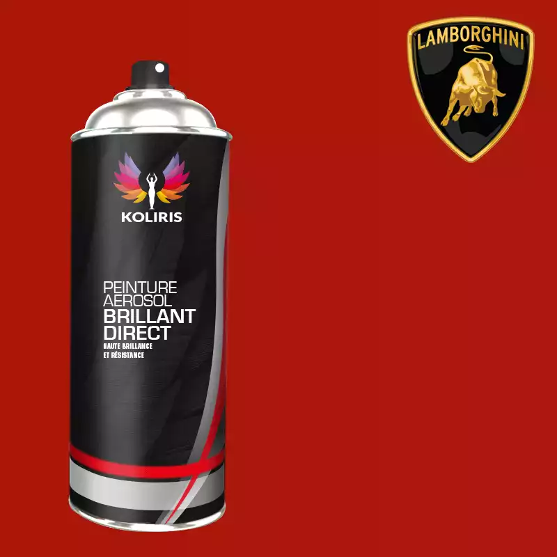 Bombe de peinture voiture 1K brillant Lamborghini 400ml