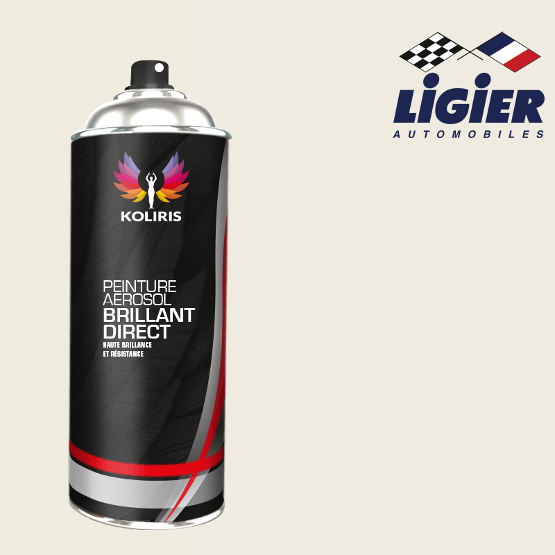 Bombe de peinture voiture 1K brillant Ligier 400ml