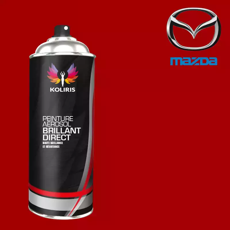 Bombe de peinture voiture 1K brillant Mazda 400ml