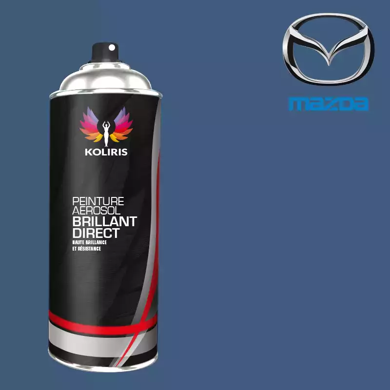 Bombe de peinture voiture 1K brillant Mazda 400ml