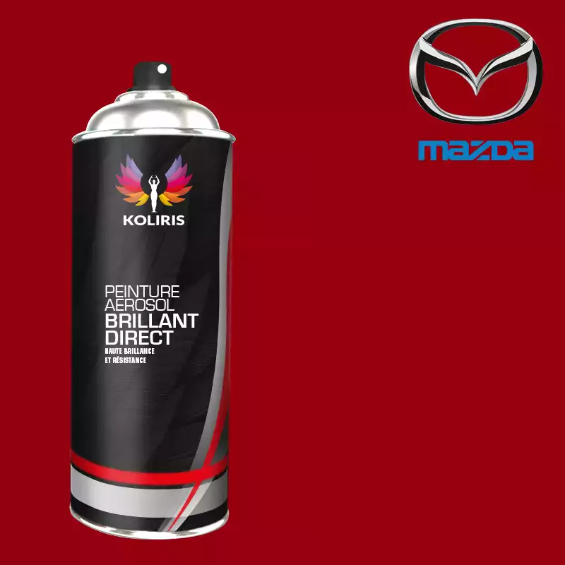 Bombe de peinture voiture 1K brillant Mazda 400ml