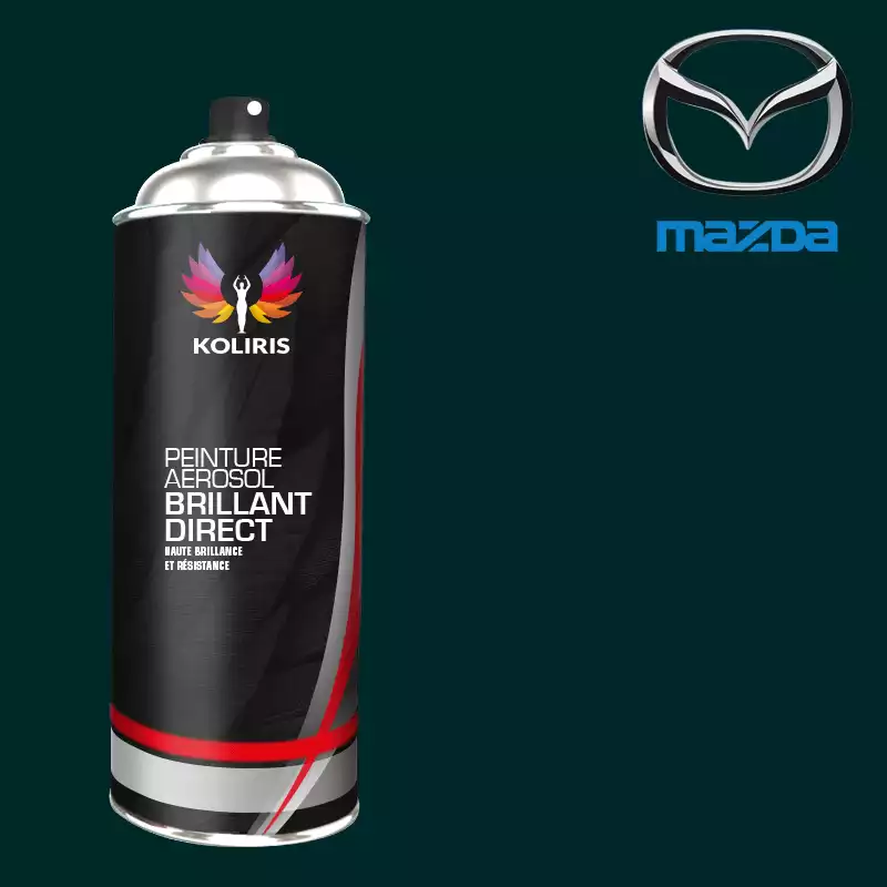 Bombe de peinture voiture 1K brillant Mazda 400ml