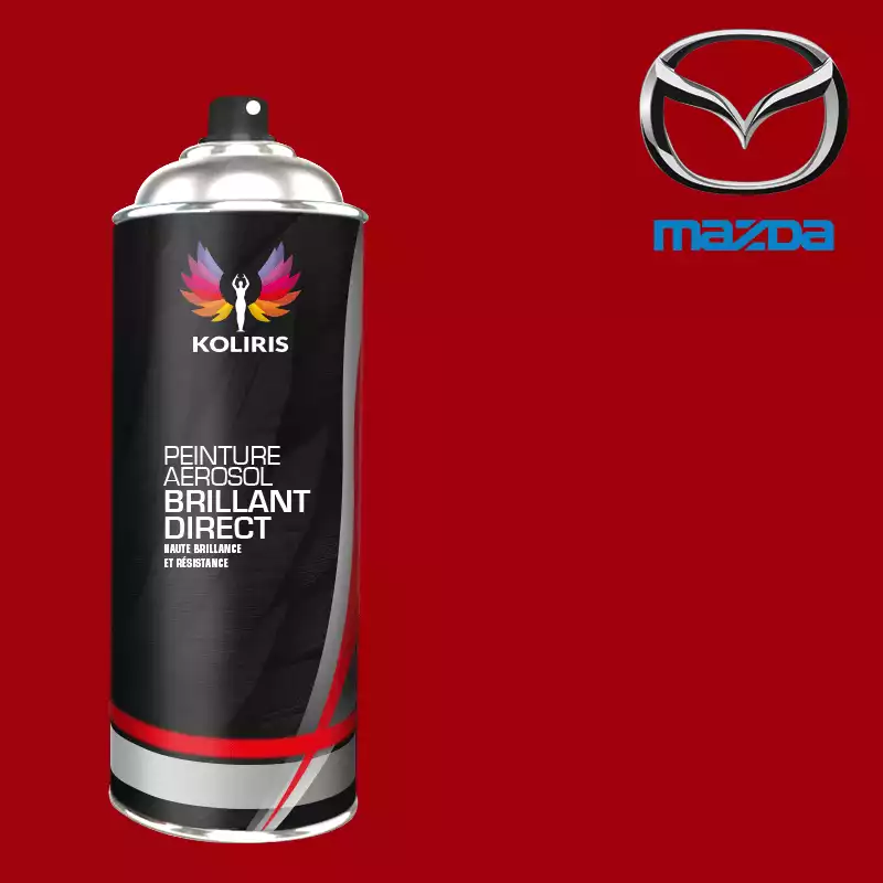 Bombe de peinture voiture 1K brillant Mazda 400ml