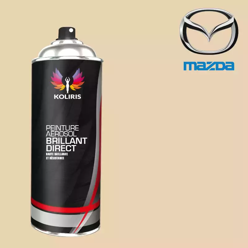 Bombe de peinture voiture 1K brillant Mazda 400ml