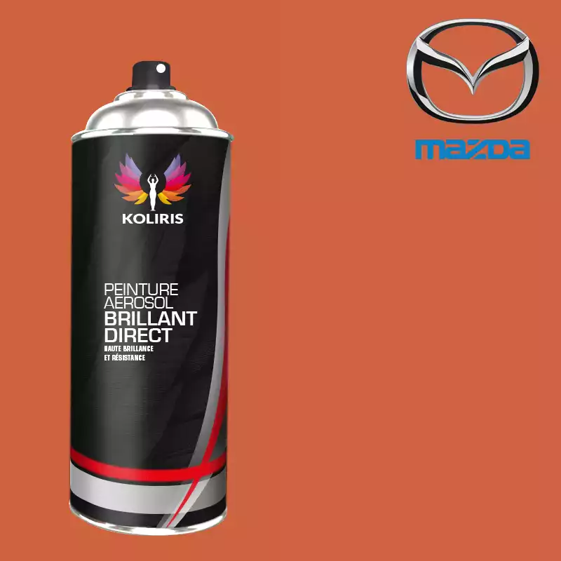 Bombe de peinture voiture 1K brillant Mazda 400ml