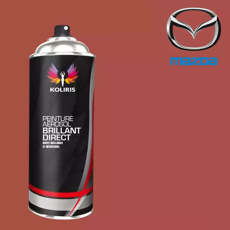 Bombe de peinture voiture 1K brillant Mazda 400ml