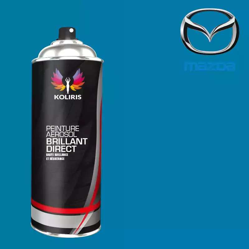 Bombe de peinture voiture 1K brillant Mazda 400ml