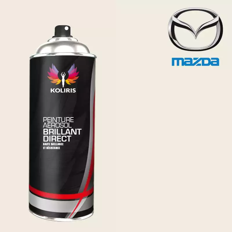 Bombe de peinture voiture 1K brillant Mazda 400ml