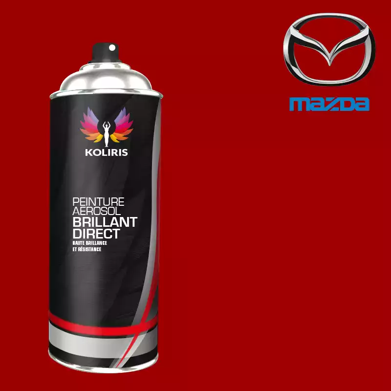 Bombe de peinture voiture 1K brillant Mazda 400ml