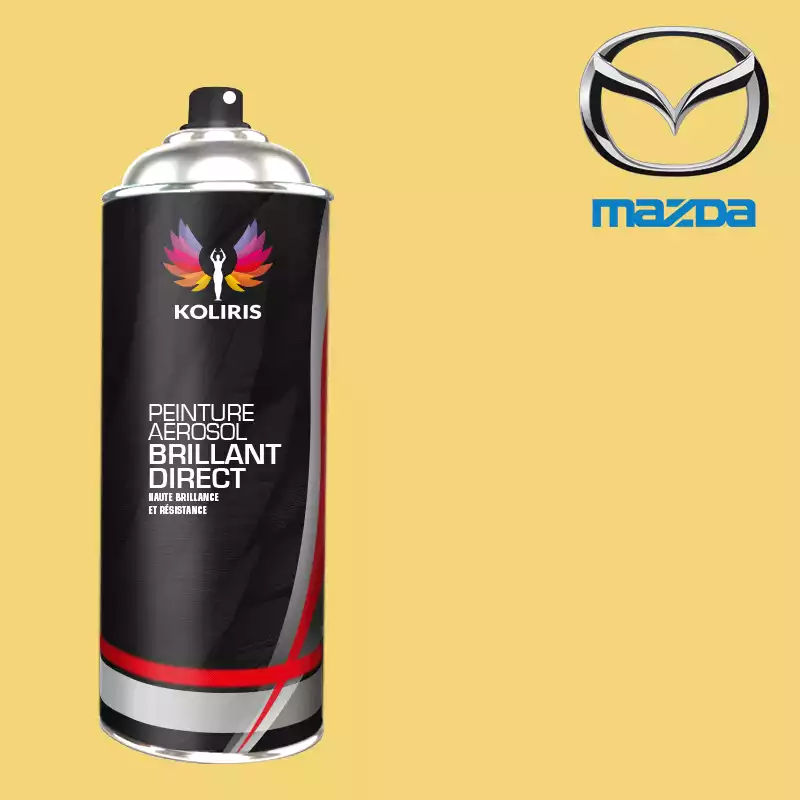 Bombe de peinture voiture 1K brillant Mazda 400ml