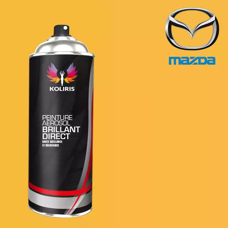 Bombe de peinture voiture 1K brillant Mazda 400ml