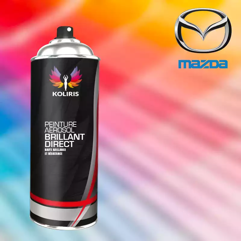 Bombe de peinture voiture 1K brillant Mazda 400ml