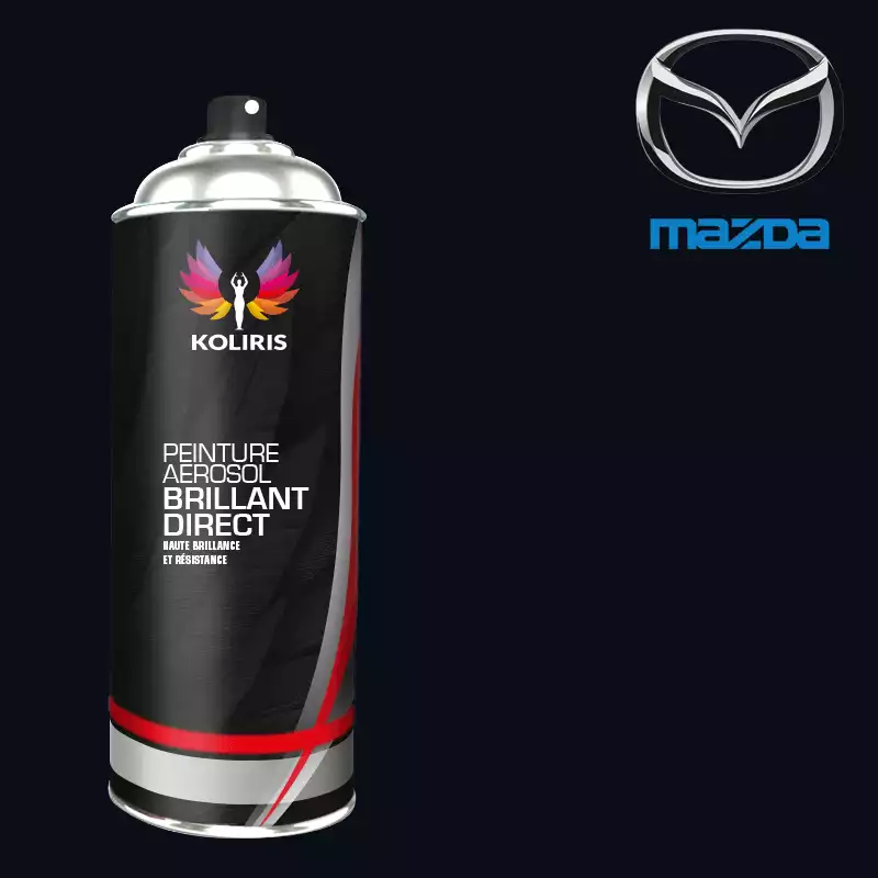 Bombe de peinture voiture 1K brillant Mazda 400ml