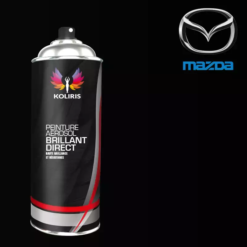 Bombe de peinture voiture 1K brillant Mazda 400ml