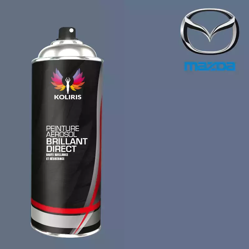 Bombe de peinture voiture 1K brillant Mazda 400ml