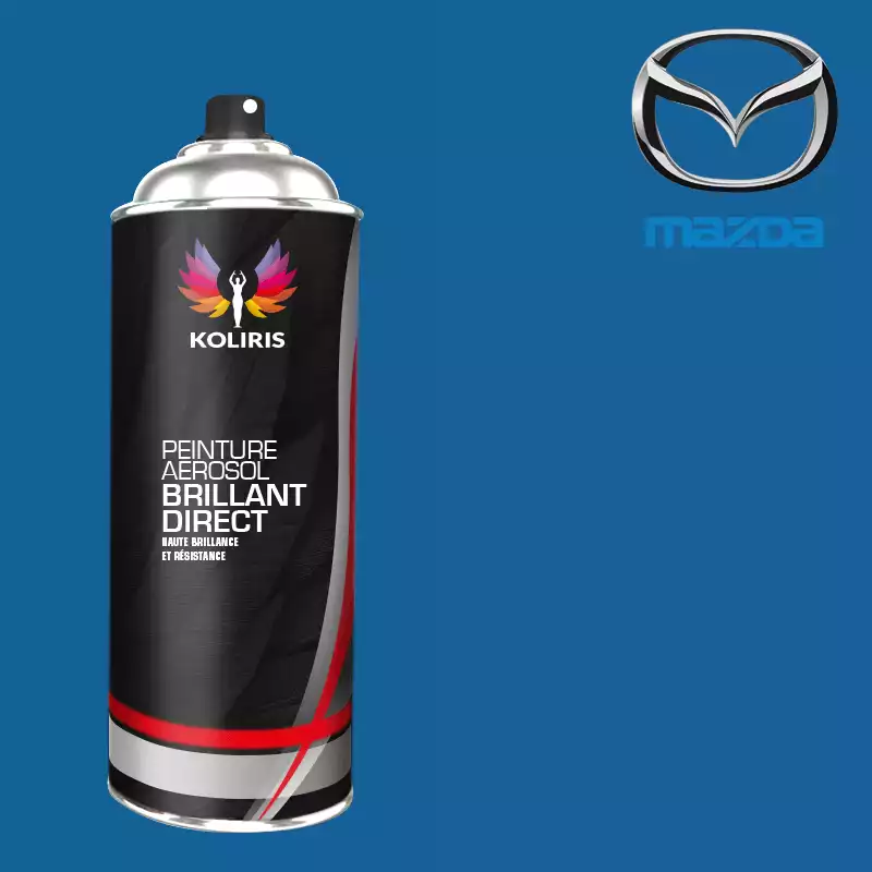 Bombe de peinture voiture 1K brillant Mazda 400ml