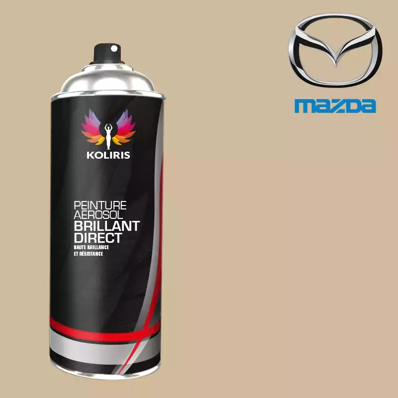 Bombe de peinture voiture 1K brillant Mazda 400ml