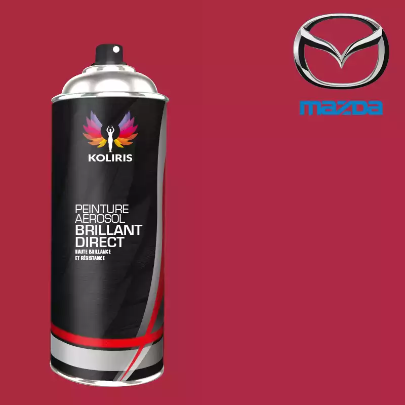 Bombe de peinture voiture 1K brillant Mazda 400ml