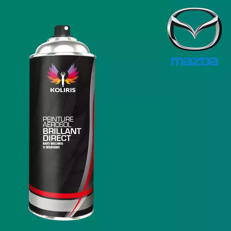 Bombe de peinture voiture 1K brillant Mazda 400ml