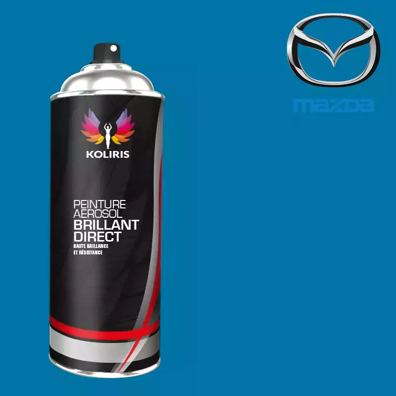 Bombe de peinture voiture 1K brillant Mazda 400ml